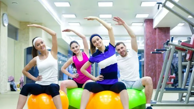 training in gym