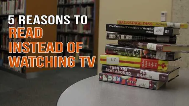 Read instead of watching television