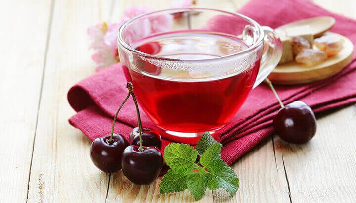 Tart cherry tea